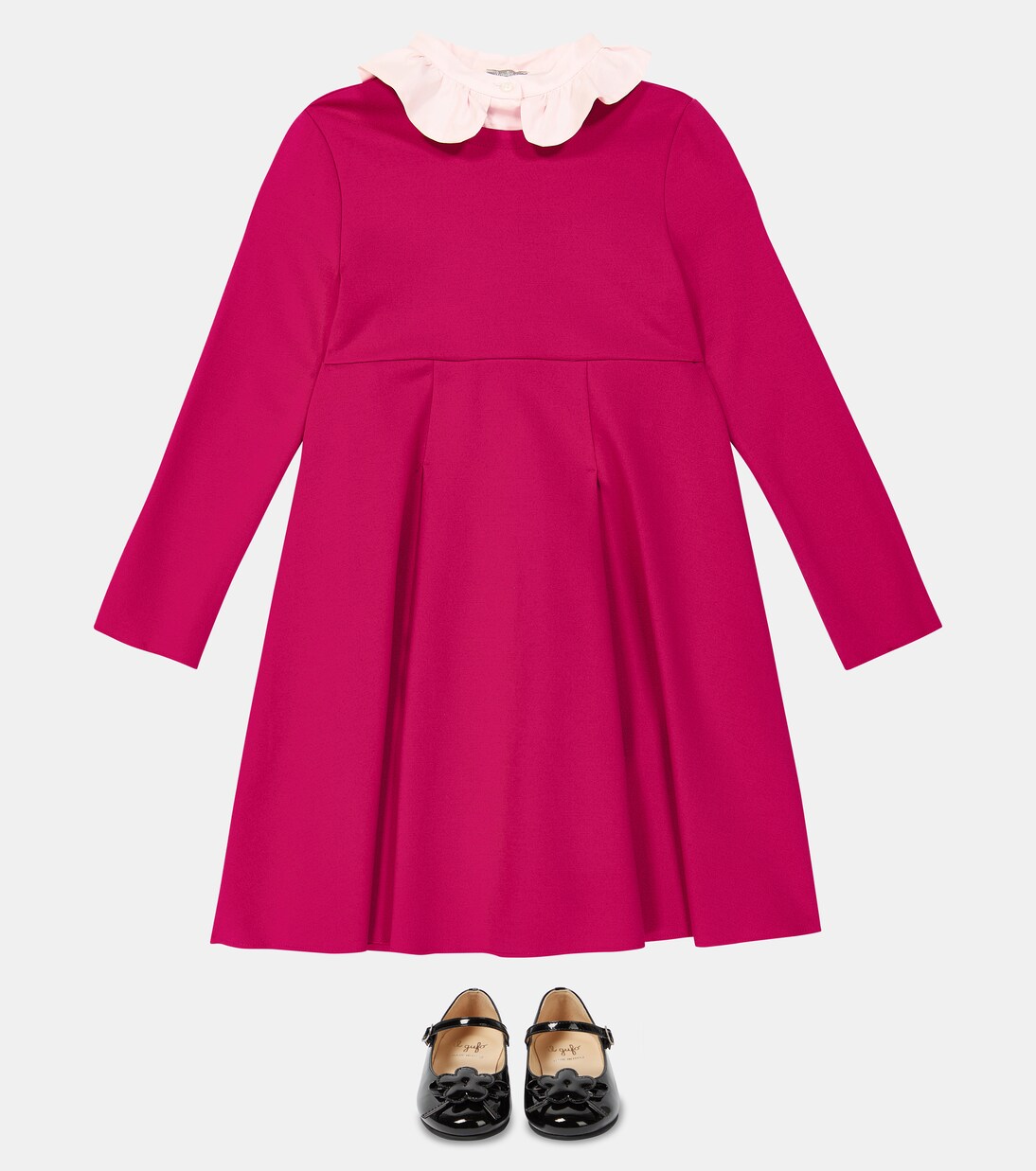 Pleated jersey dress | Il Gufo