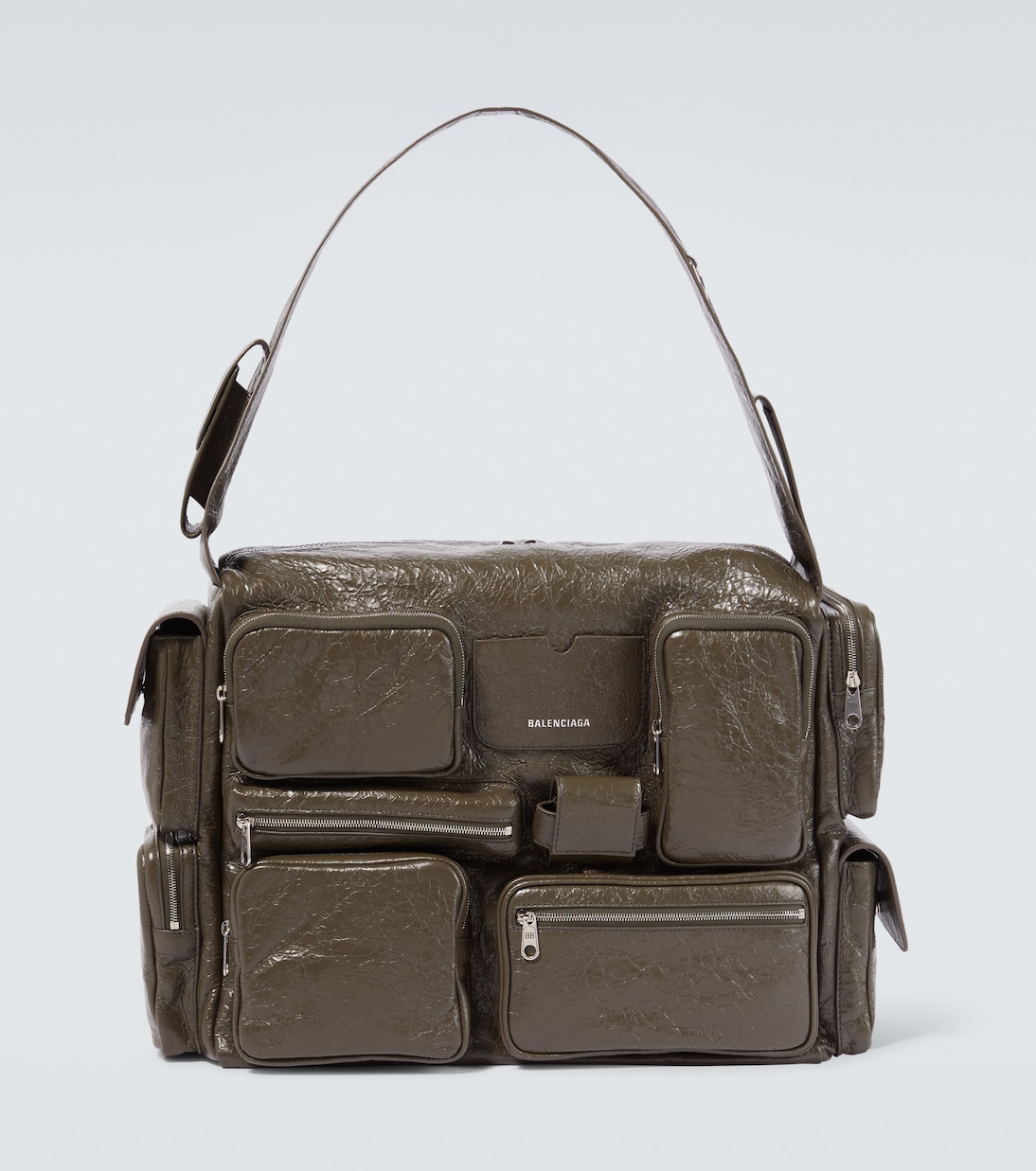 Superbusy Large leather shoulder bag | Balenciaga