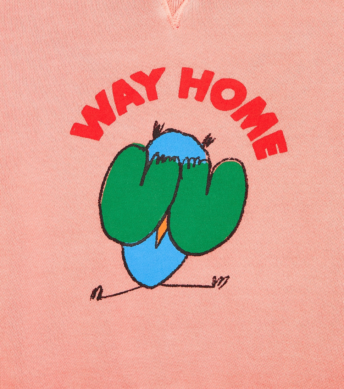 Printed cotton jersey sweatshirt | Jellymallow