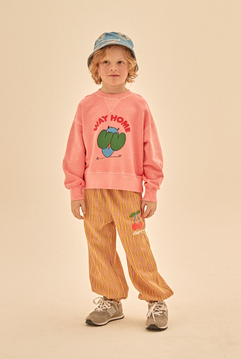 Printed cotton jersey sweatshirt | Jellymallow