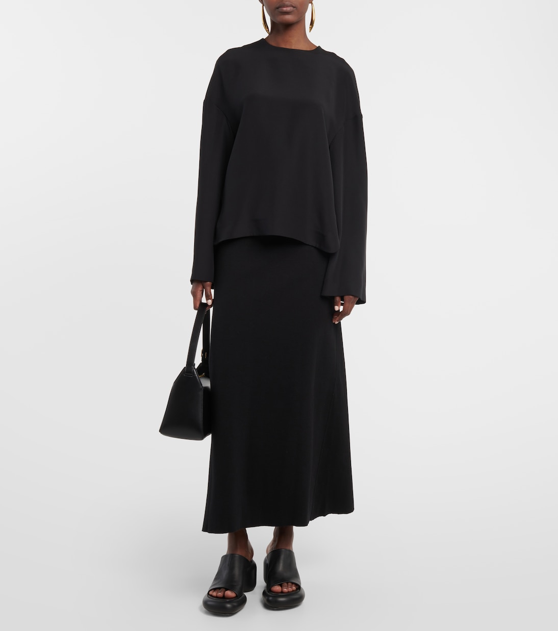 Bluse Ana aus Seiden-Cady | Fforme