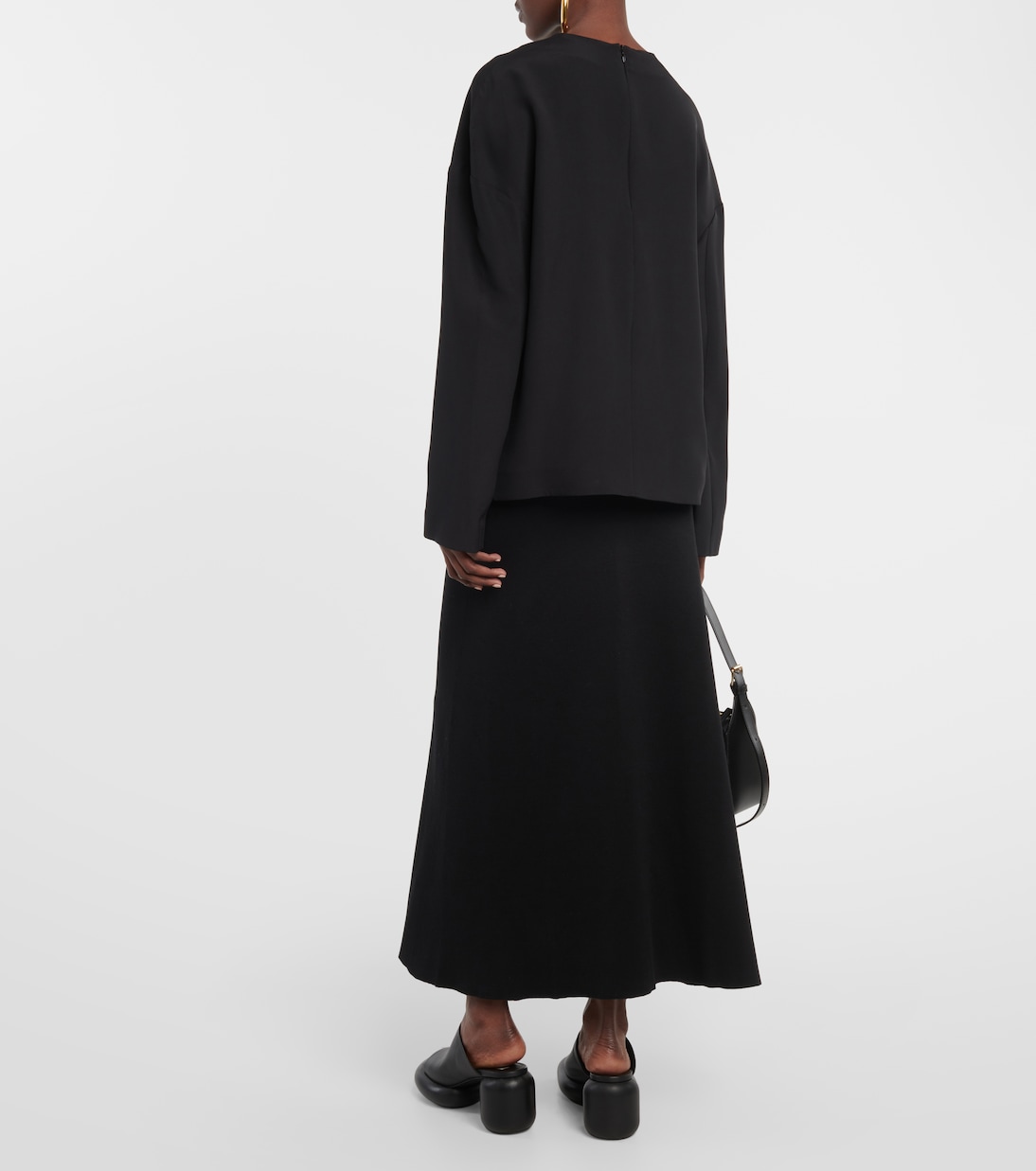 Bluse Ana aus Seiden-Cady | Fforme