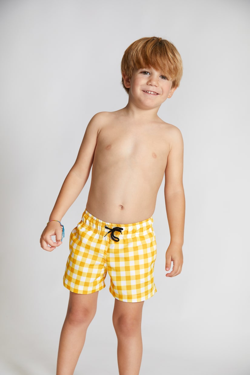 Zadar checked swim trunks | Suncracy