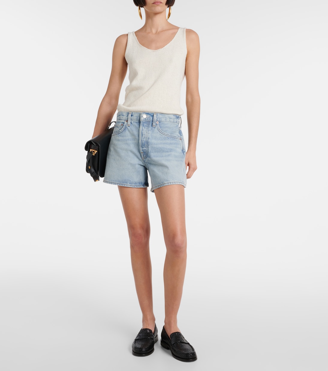 Mid-Rise Jeansshorts Parker | Agolde