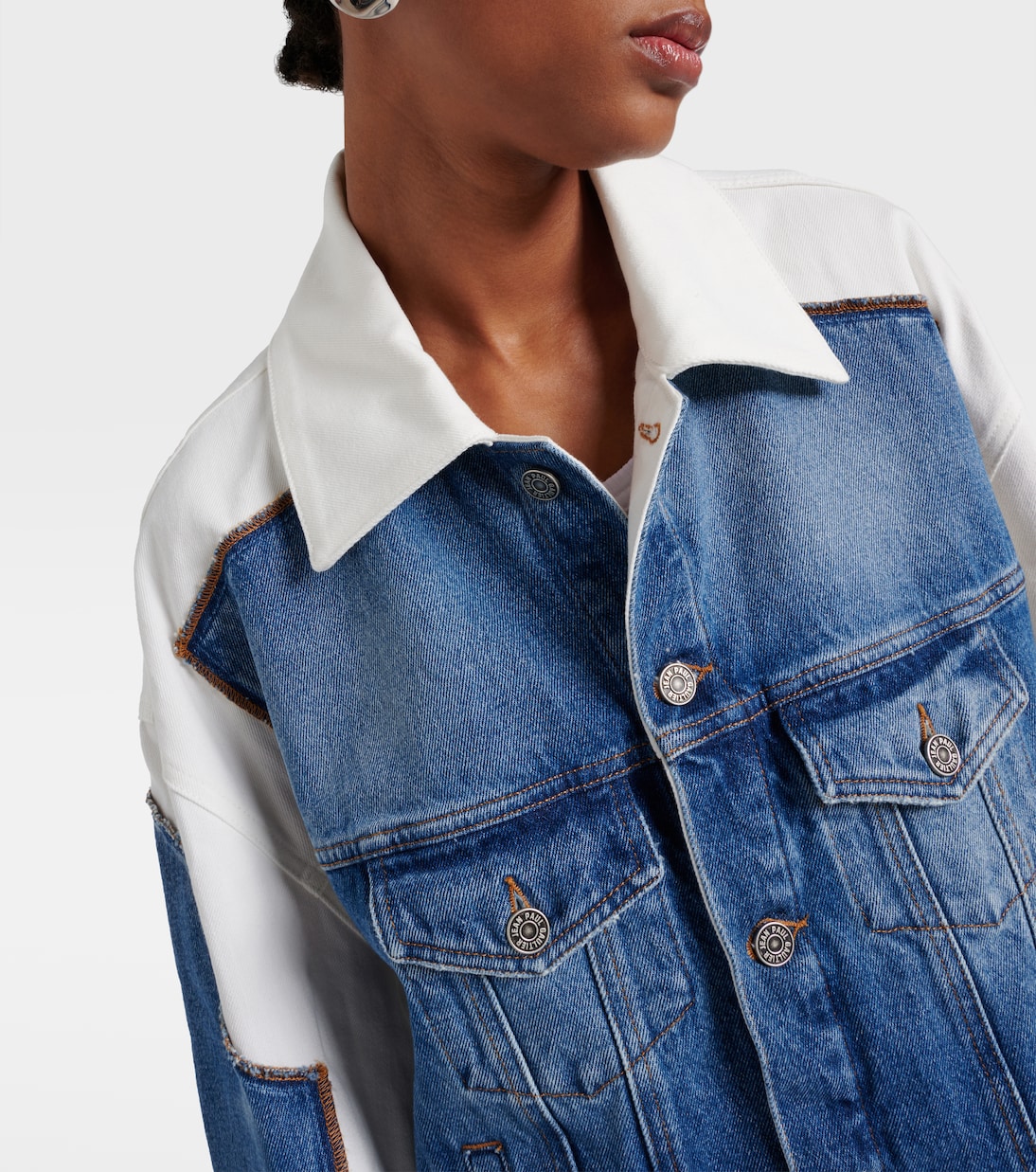 Paneled denim jacket | Jean Paul Gaultier