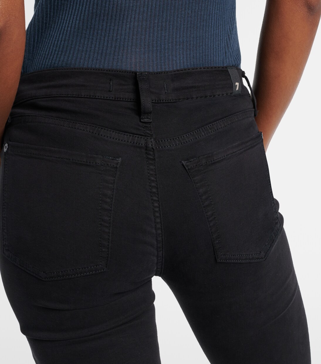 The Skinny B(air) mid-rise jeans | 7 For All Mankind