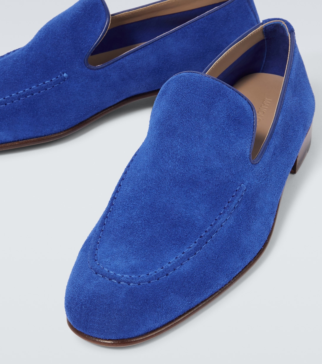 Truro suede loafers | Manolo Blahnik