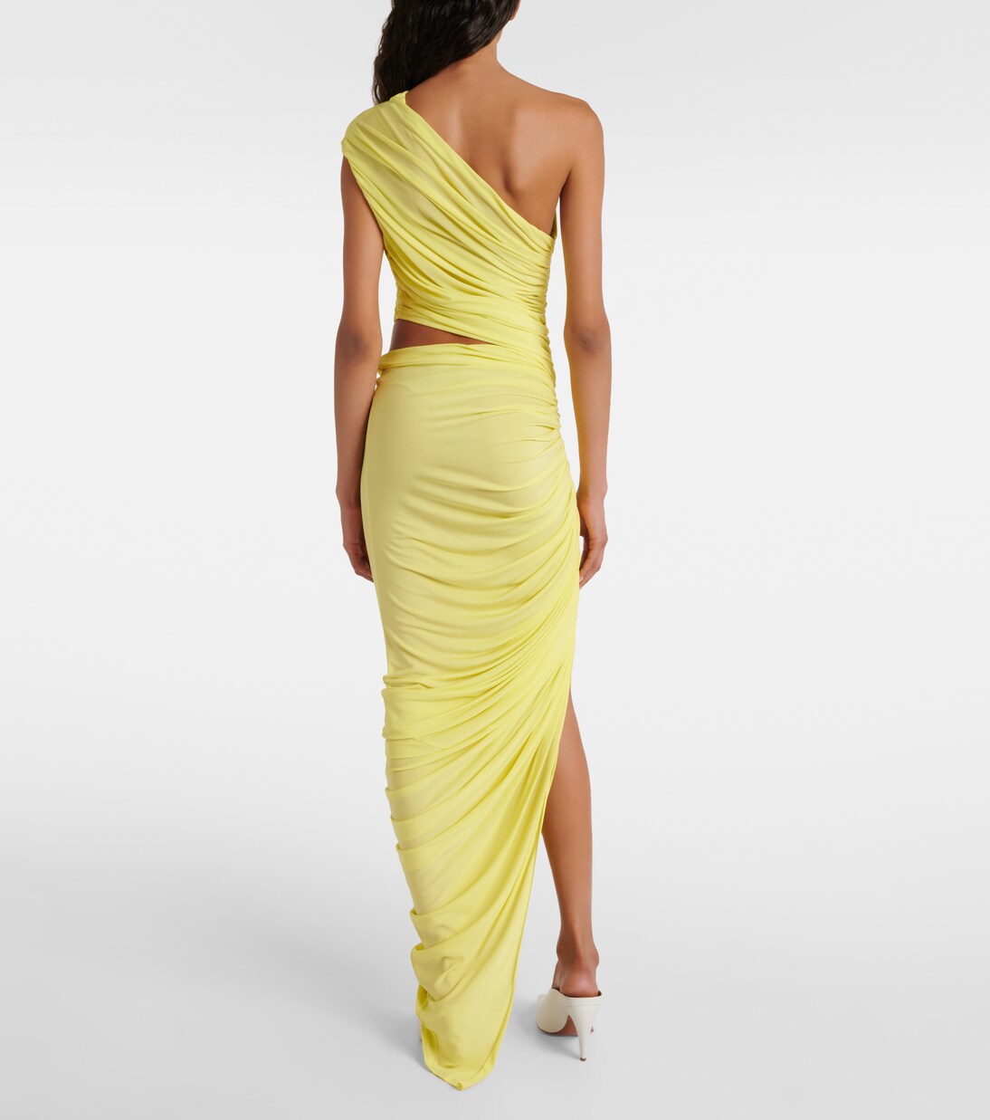Ruched cutout jersey gown | Alaïa