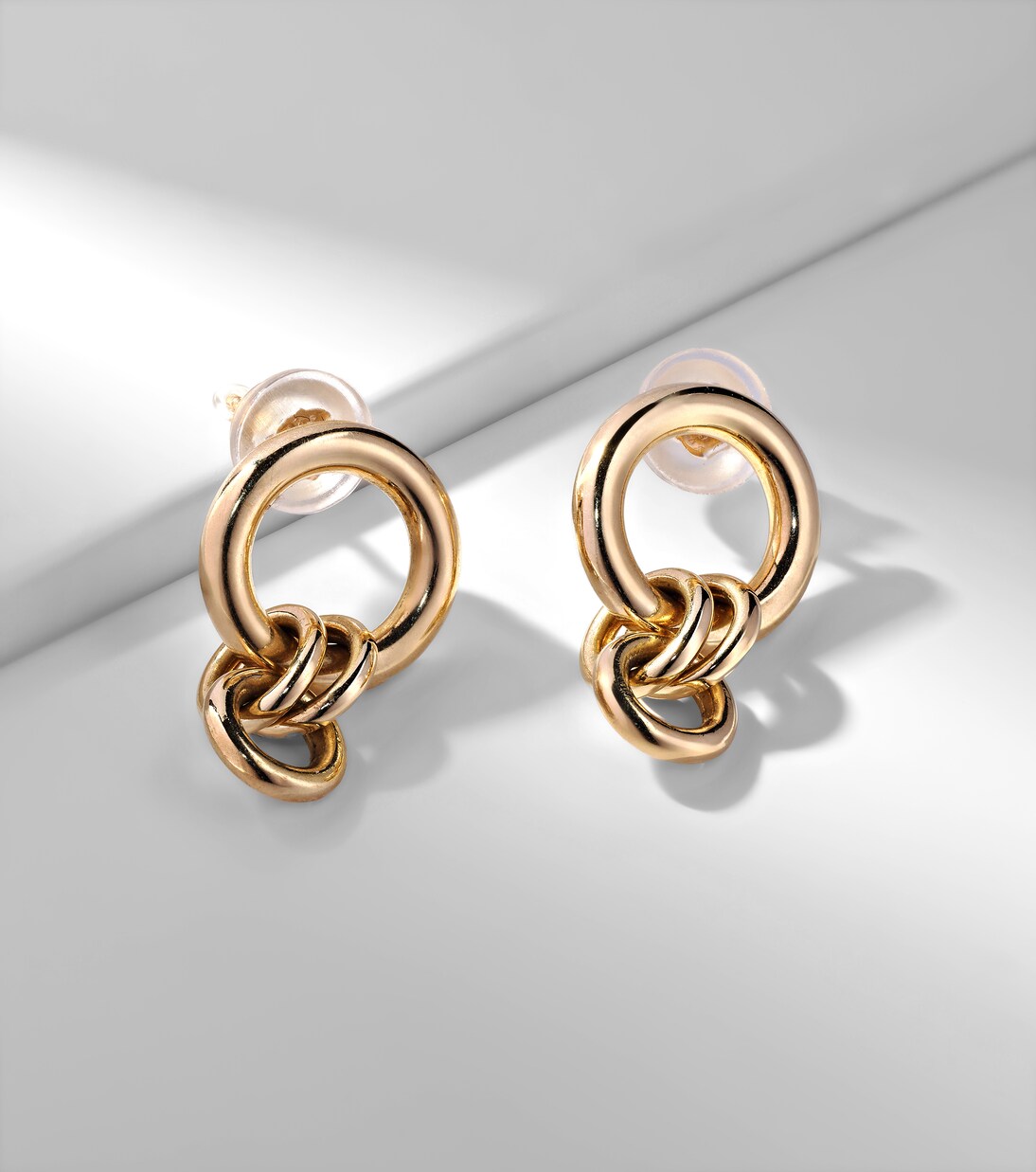 Canis 18kt gold drop earrings | Spinelli Kilcollin