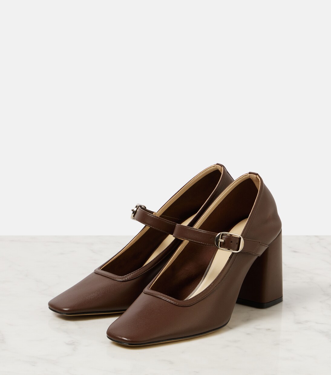 80 leather Mary Jane pumps | Le Monde Béryl