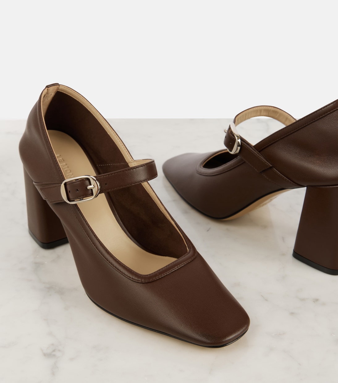80 leather Mary Jane pumps | Le Monde Béryl