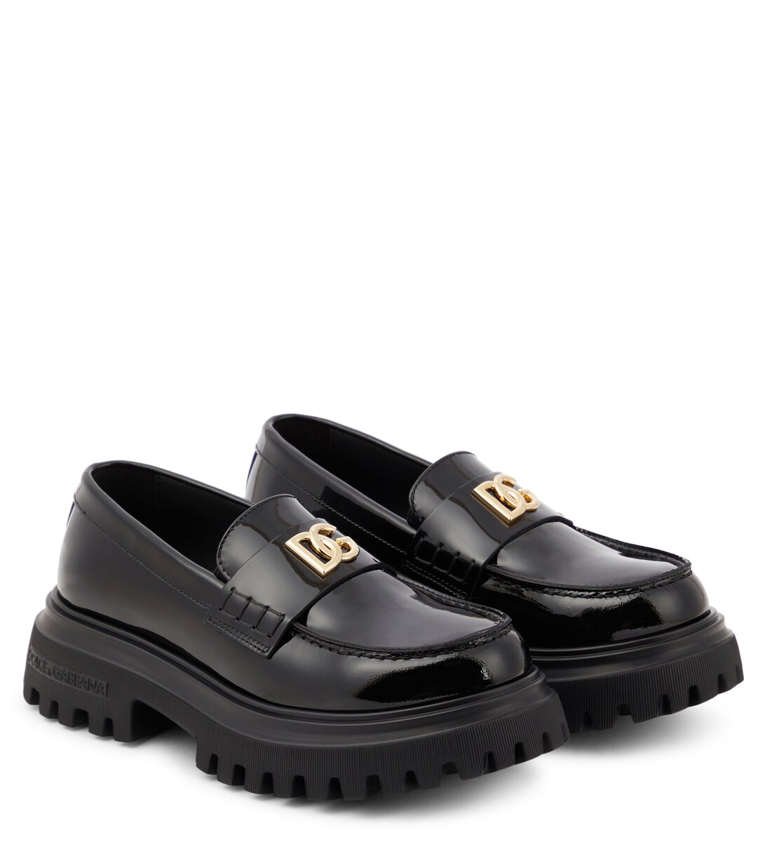 Patent leather loafers | Dolce&Gabbana Kids