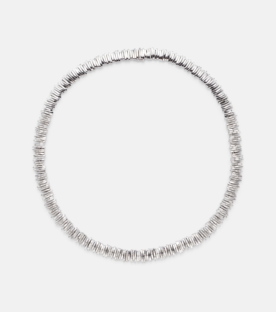 Collier Classic en or blanc 18 ct et diamants | Suzanne Kalan