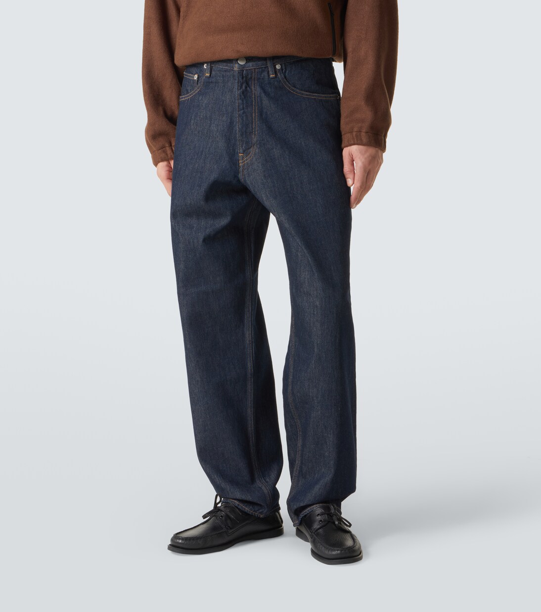 Hard Twist wide-leg jeans | Auralee