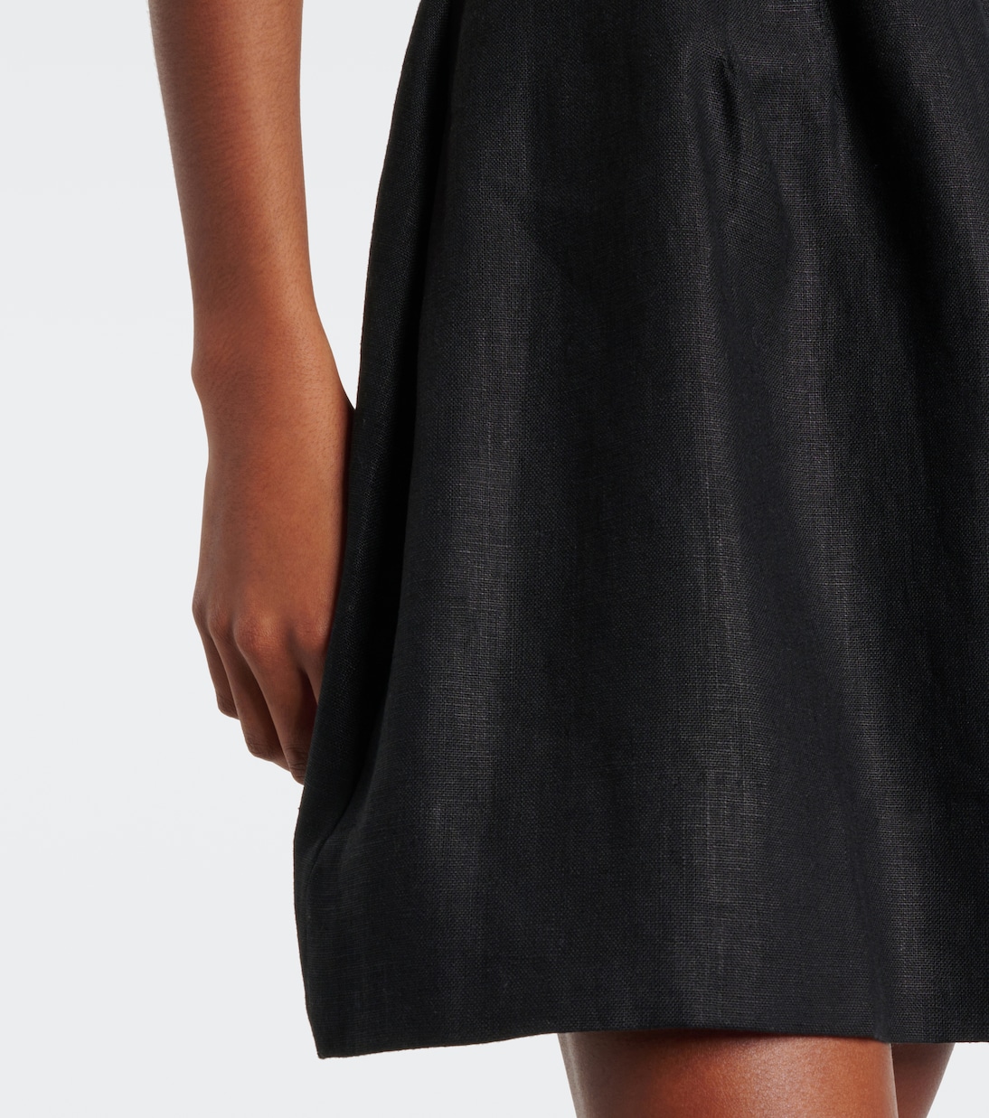 Robe Olmeto en lin à encolure bardot | Faithfull