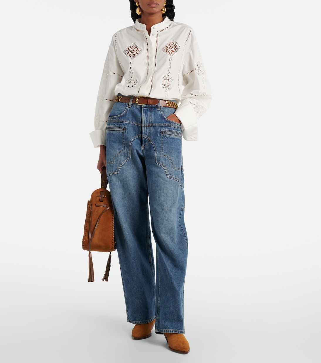 Bluse Soeline aus Baumwollpopeline | Isabel Marant