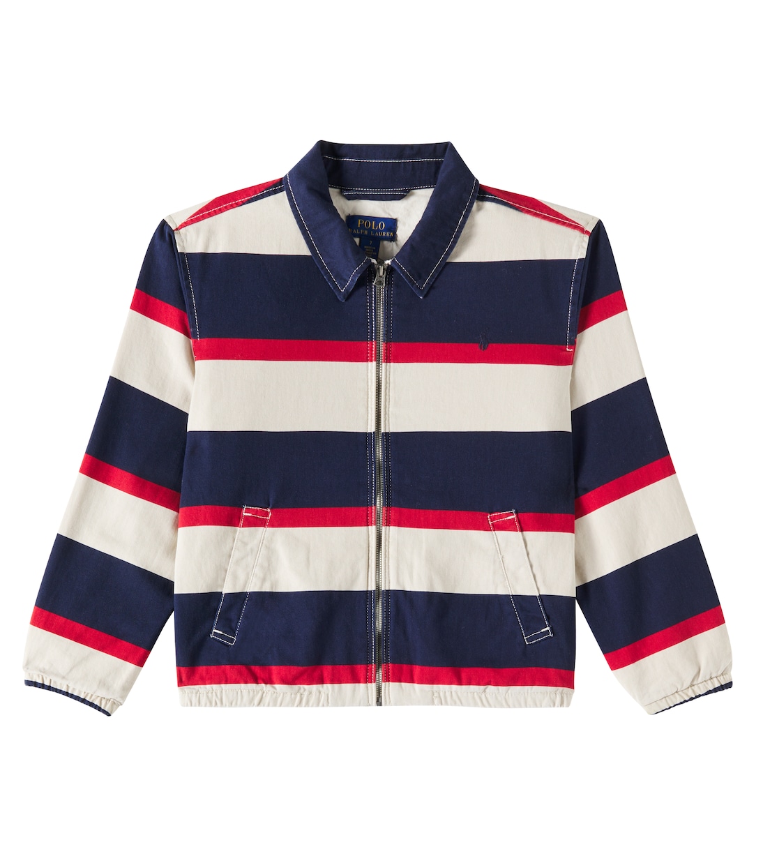 Veste Bayport rayée en coton | Polo Ralph Lauren Kids