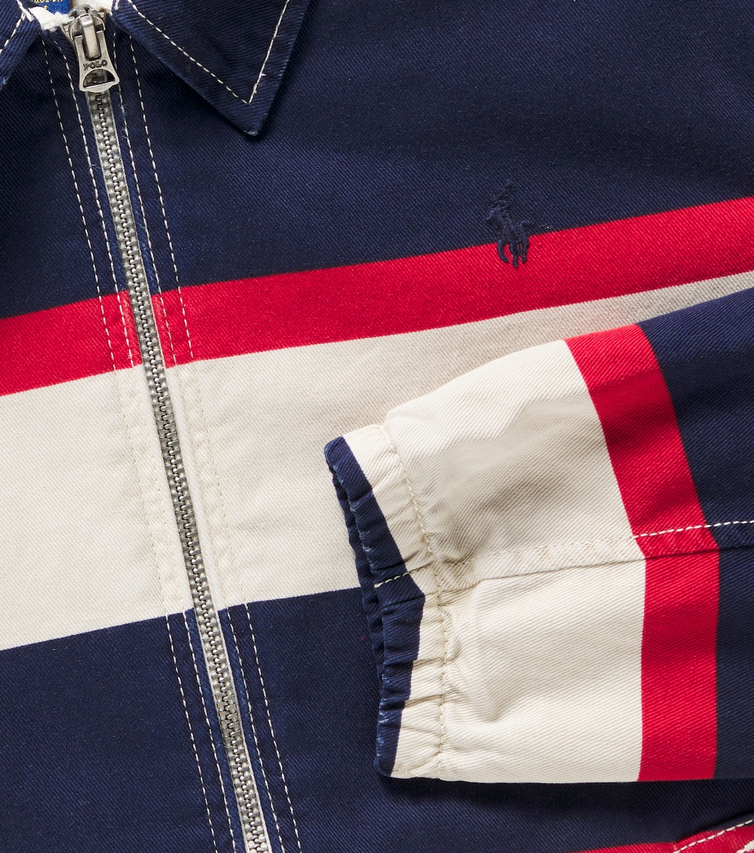 Veste Bayport rayée en coton | Polo Ralph Lauren Kids