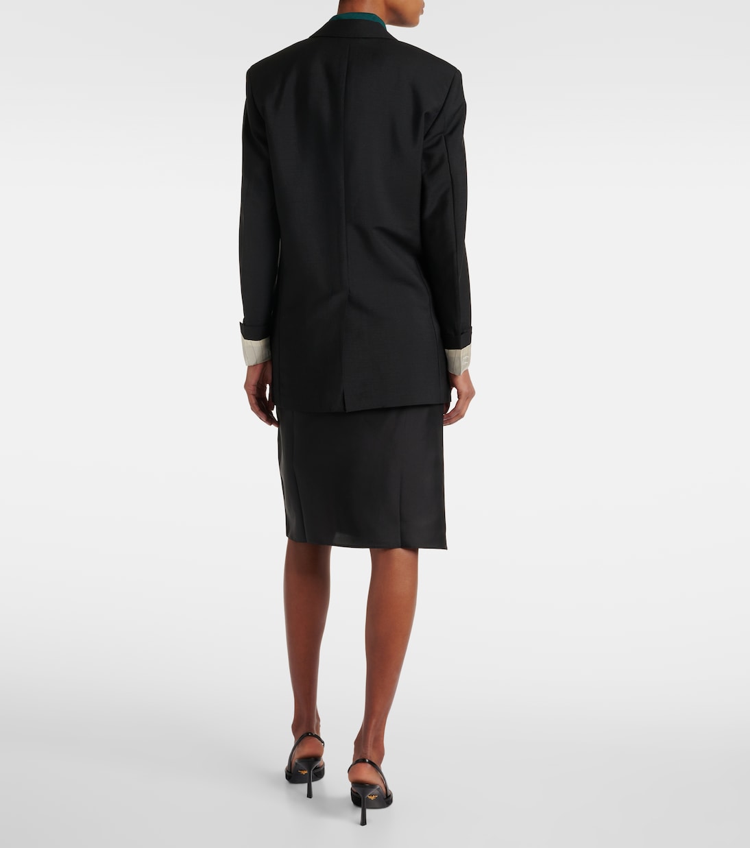 Blazer aus Mohair und Wolle | Prada