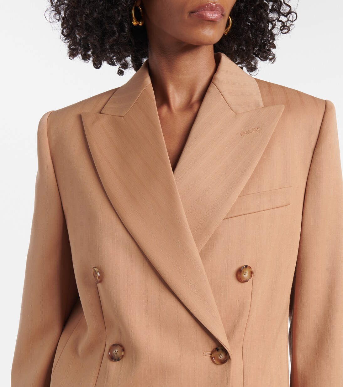 Blazer rayé en laine | Stella McCartney