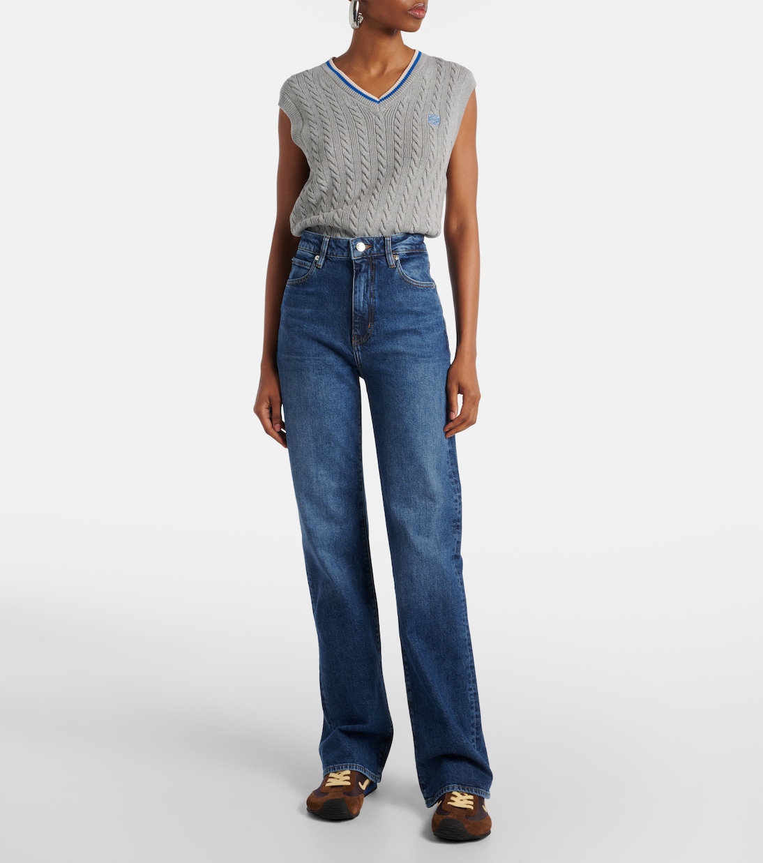 Jeans bootcut Arrow de tiro alto | Frame