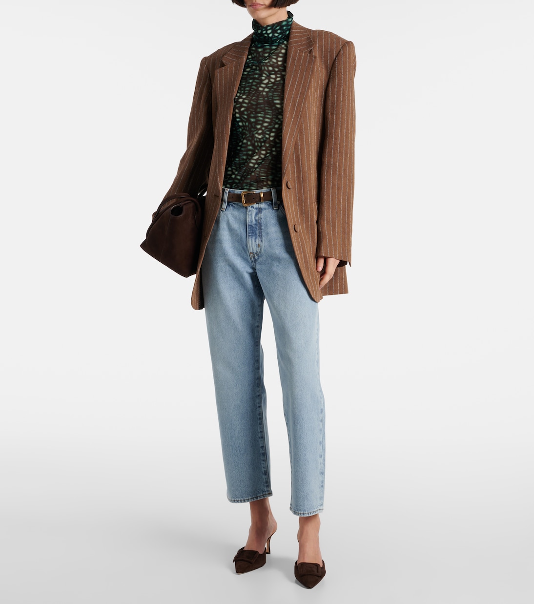 High-Rise Straight Jeans The Hang | Frame