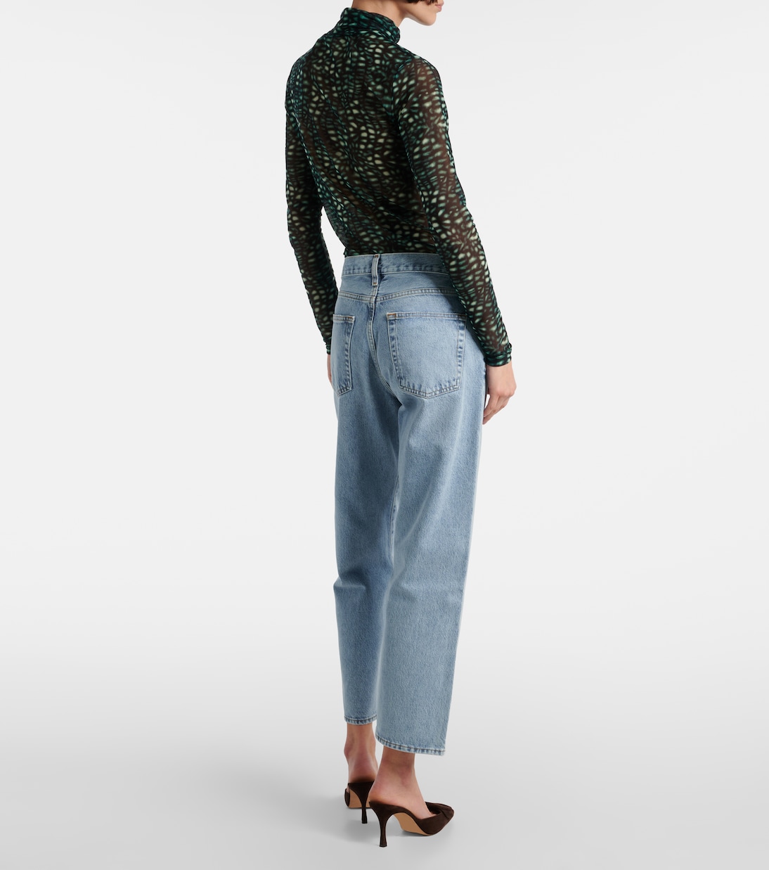 High-Rise Straight Jeans The Hang | Frame