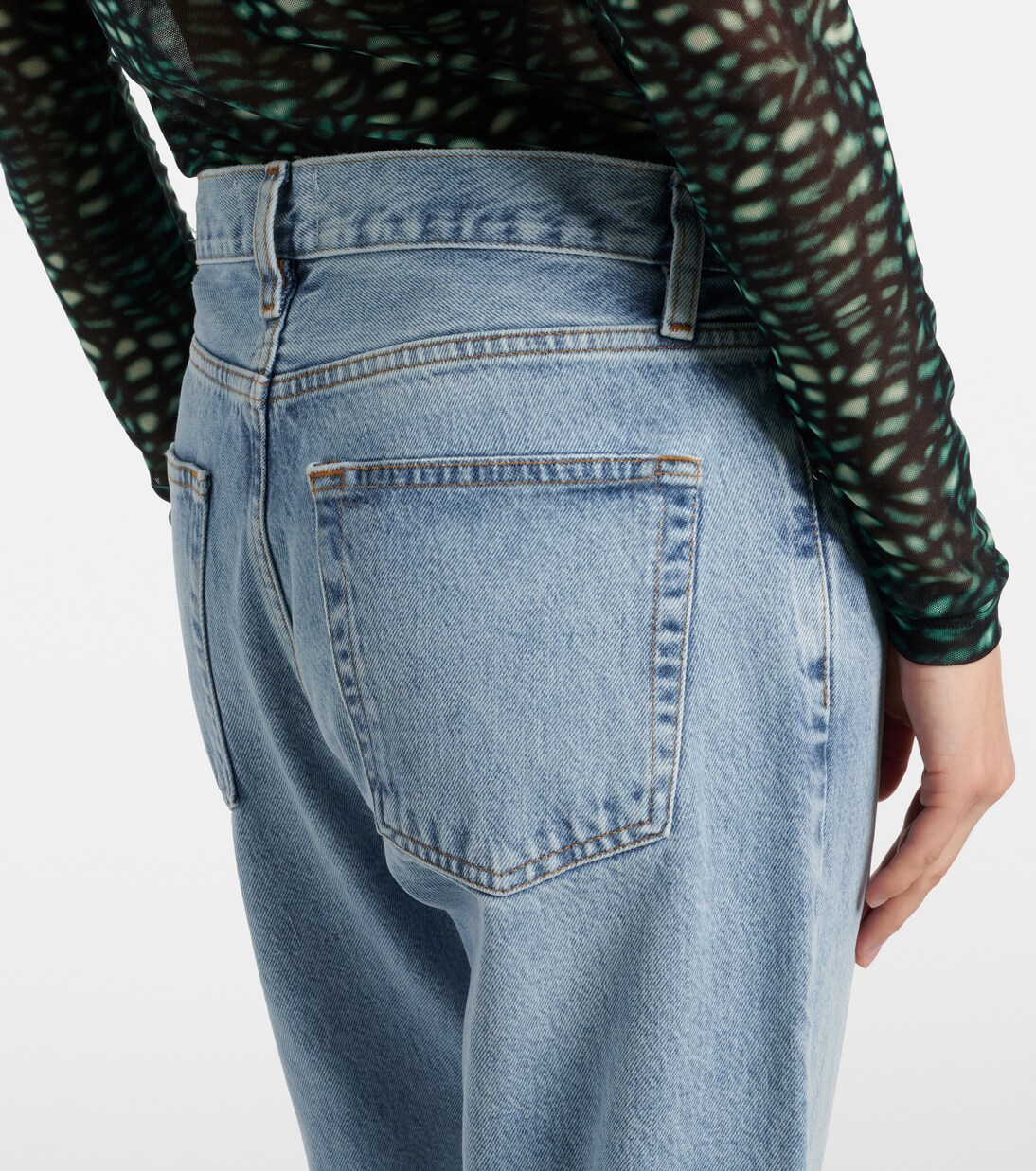 High-Rise Straight Jeans The Hang | Frame