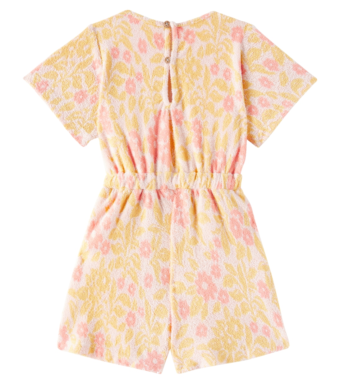 Chiara花卉棉质混纺毛巾布连身衣 | Louise Misha