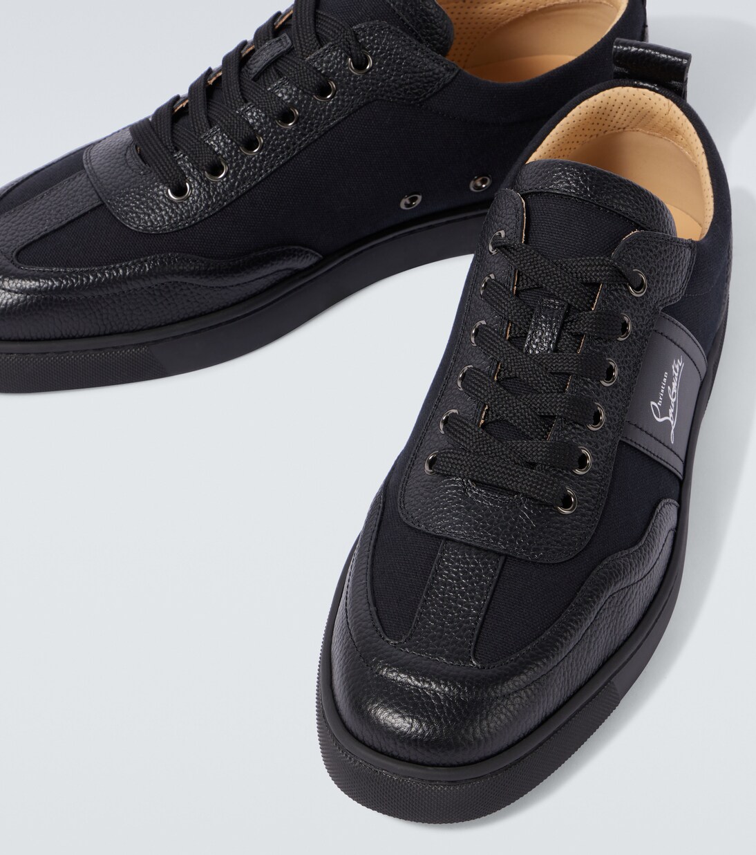 Retero logo leather sneakers | Christian Louboutin