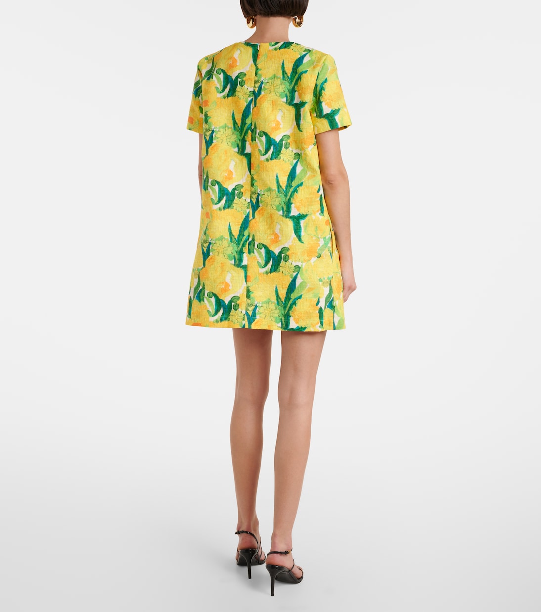 Swing printed cotton minidress | La DoubleJ