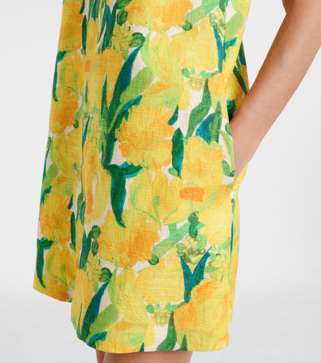 Swing printed cotton minidress | La DoubleJ