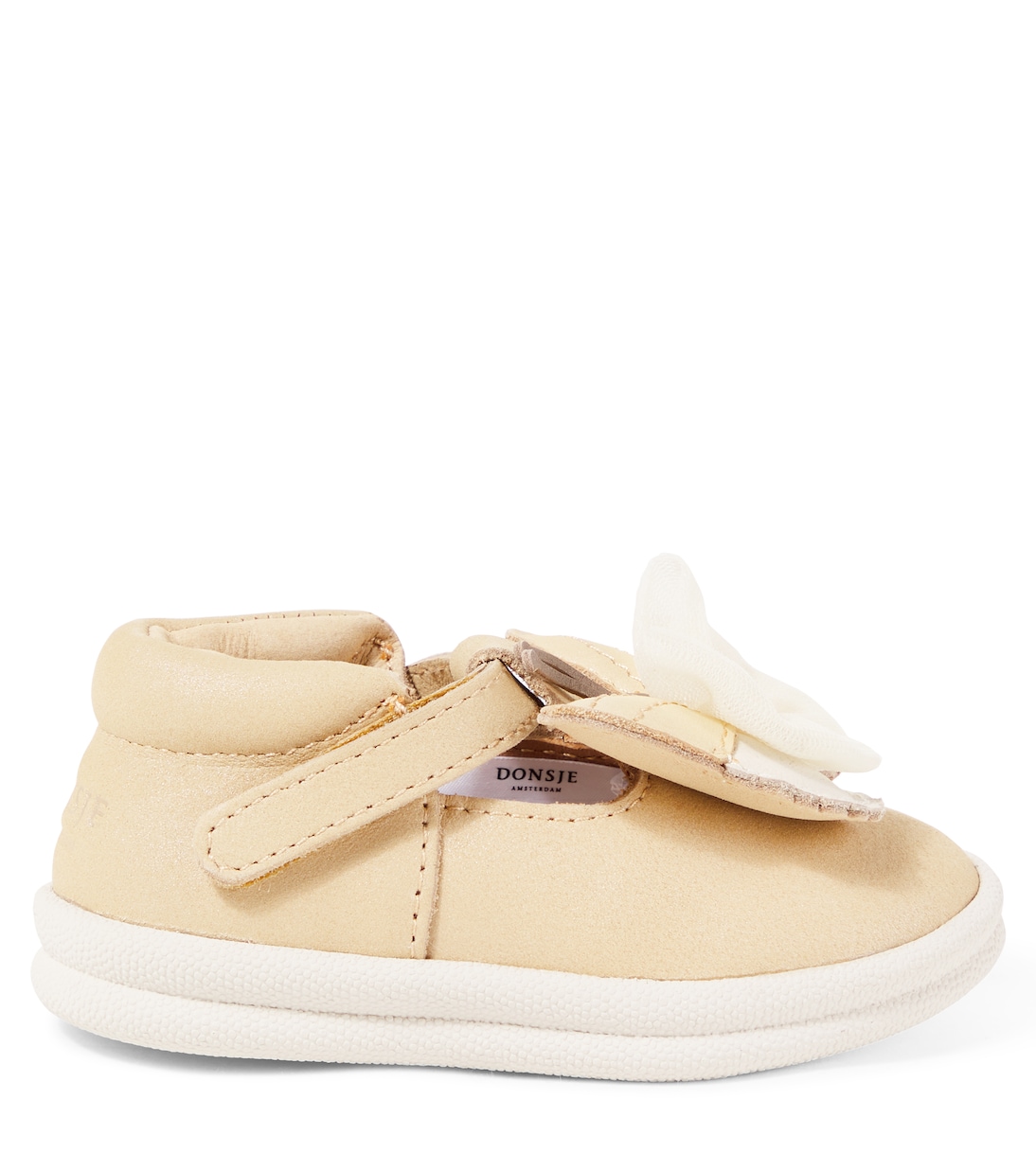 Baby Vlindy metallic leather shoes | Donsje