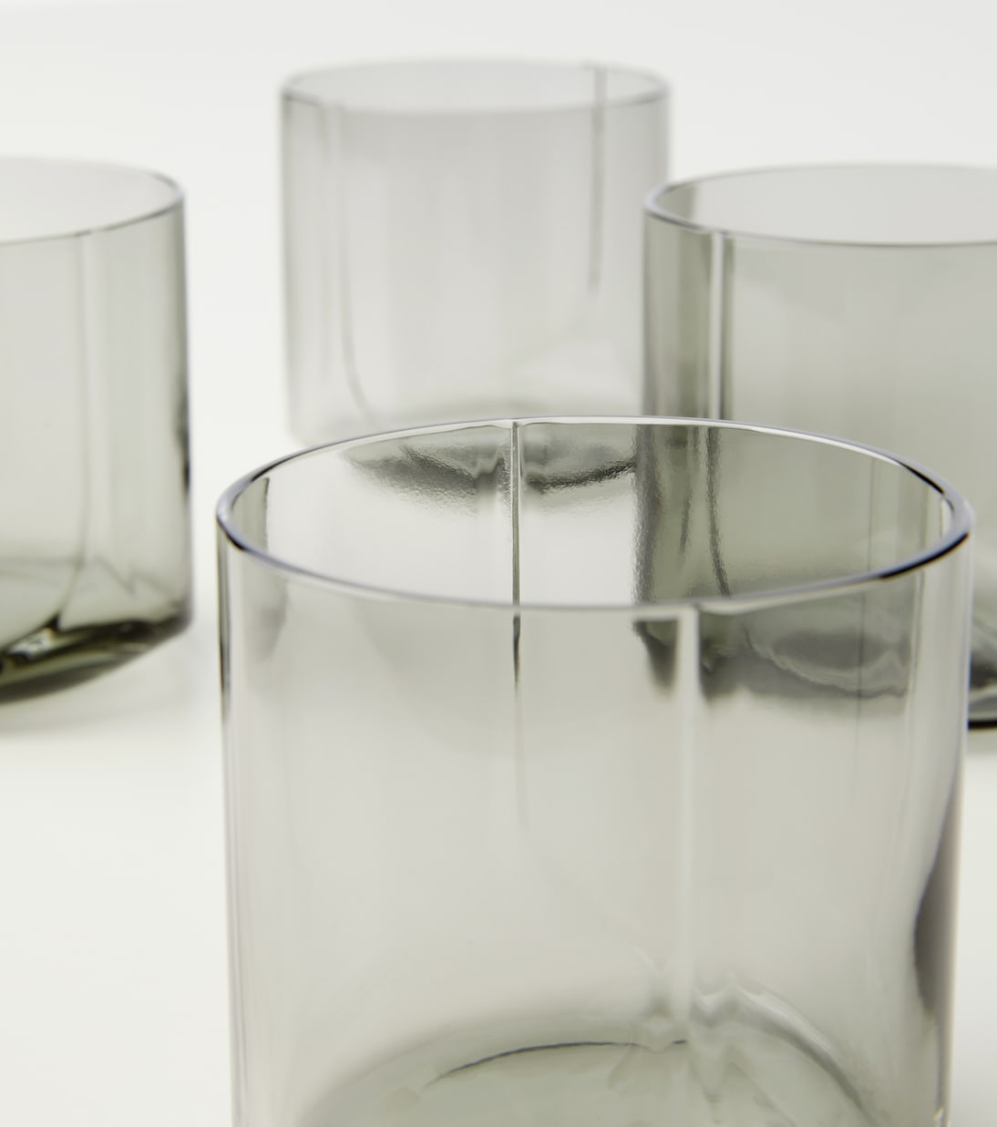 Set Hew aus vier Tumbler-Gläsern | Zaha Hadid Design