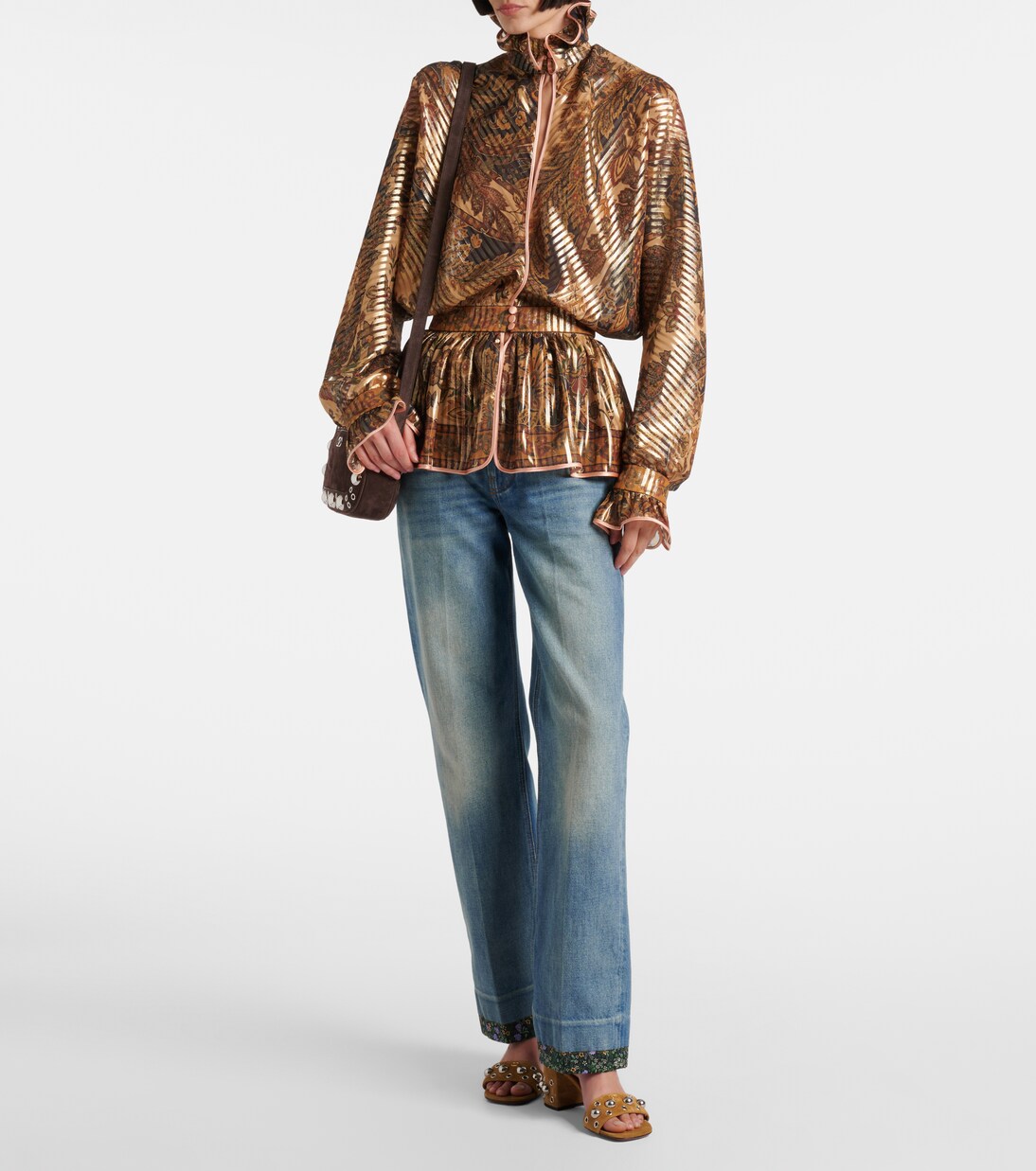 Nellcôte 60 studded suede sandals | Valentino Garavani