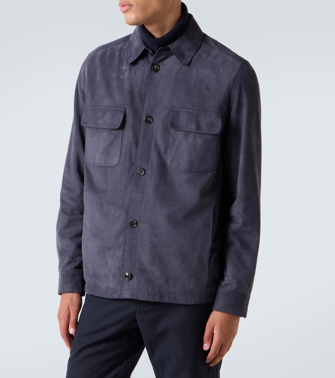 Suede overshirt | Loro Piana