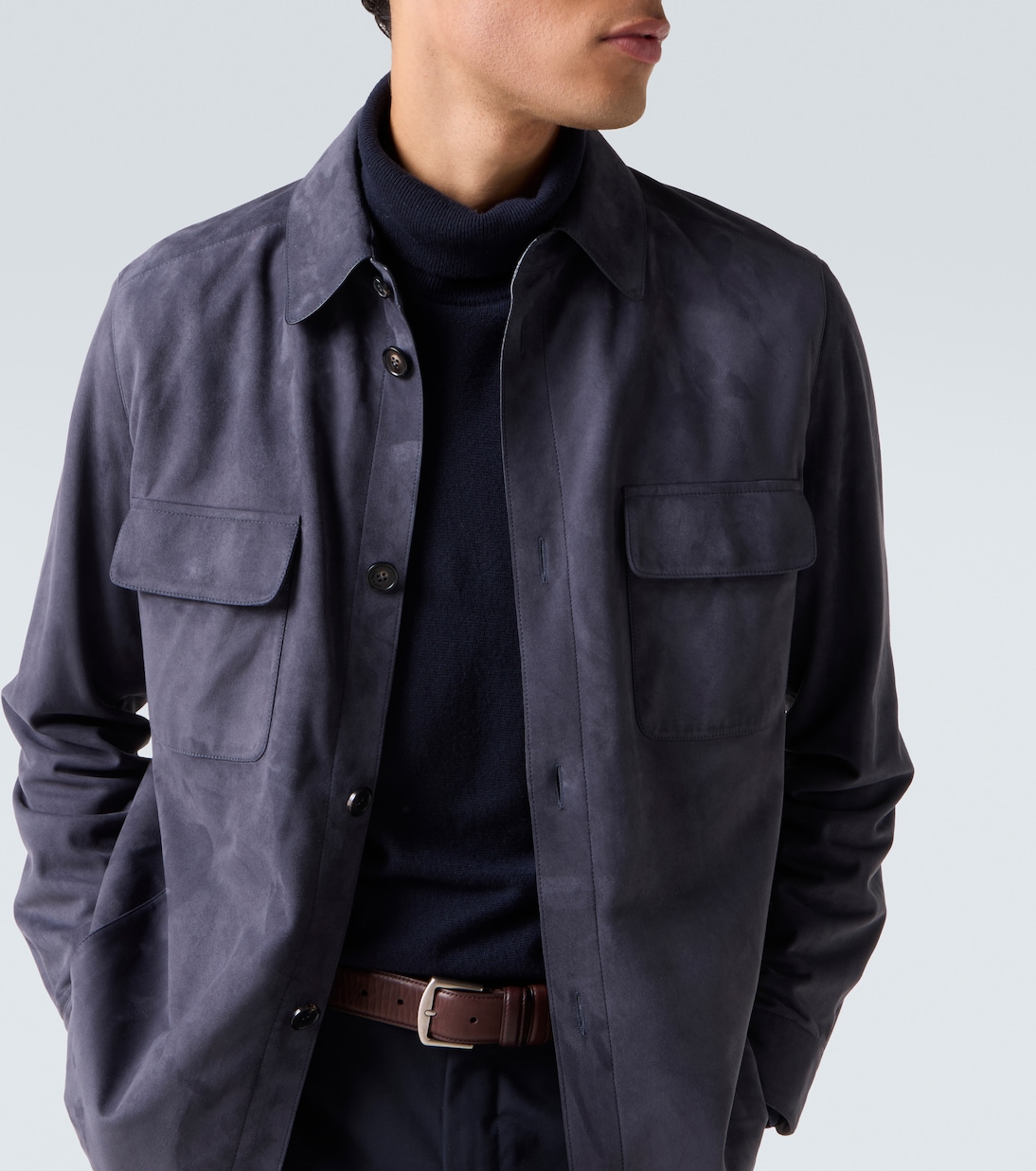 Suede overshirt | Loro Piana
