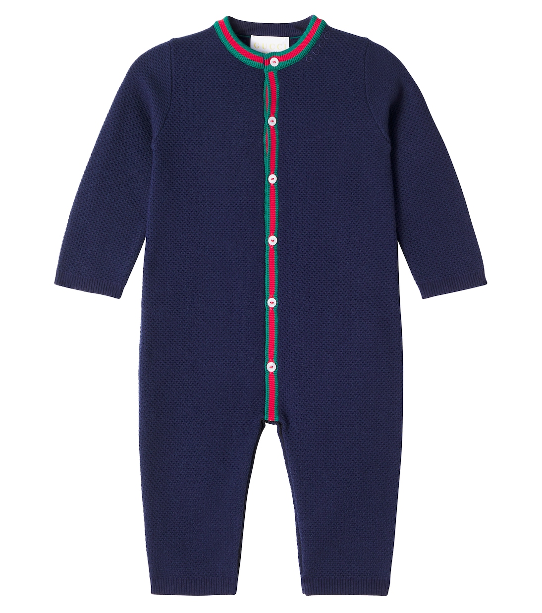 Bébé – Grenouillère Web Stripe en coton mélangé | Gucci Kids