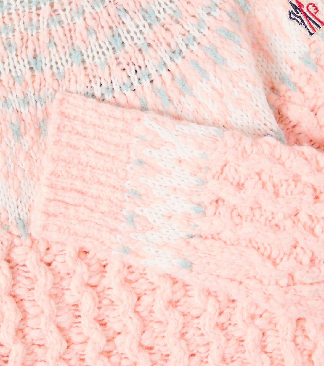 Pull en jacquard de laine mélangée | Moncler Grenoble Enfant