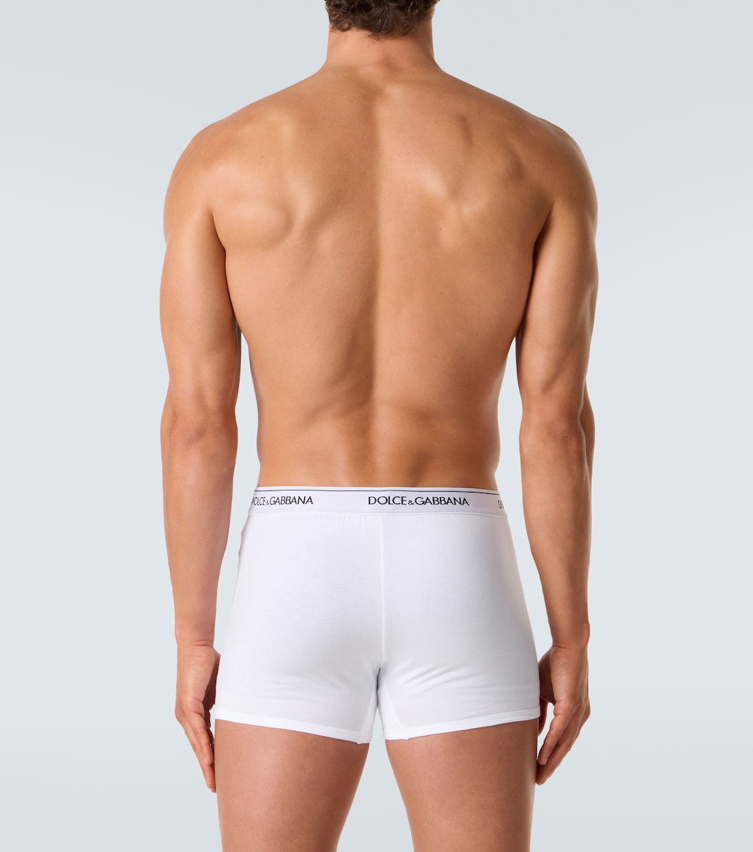 Set aus zwei Boxershorts aus einem Baumwollgemisch | Dolce&Gabbana
