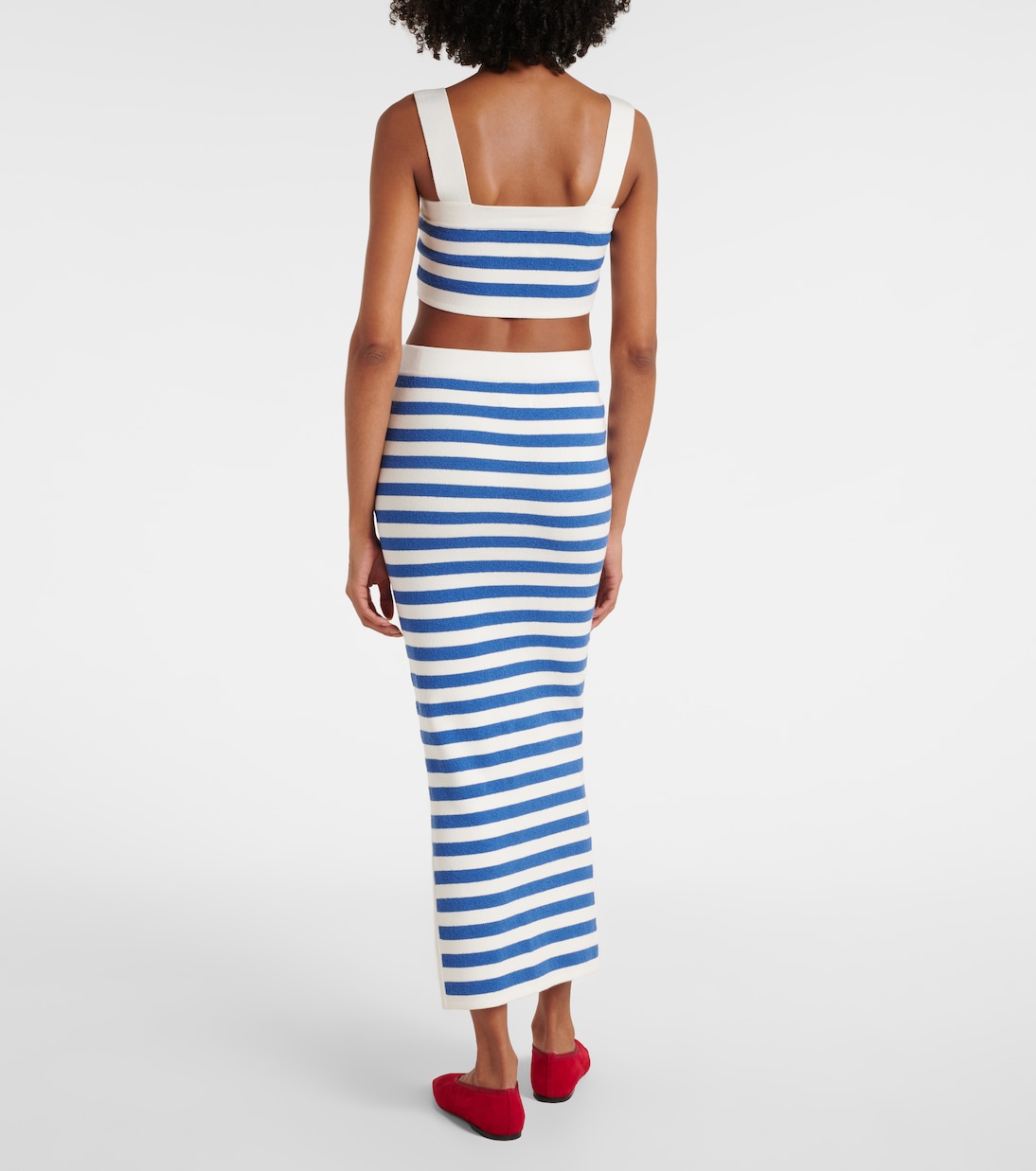 Ari striped crop top  | Posse