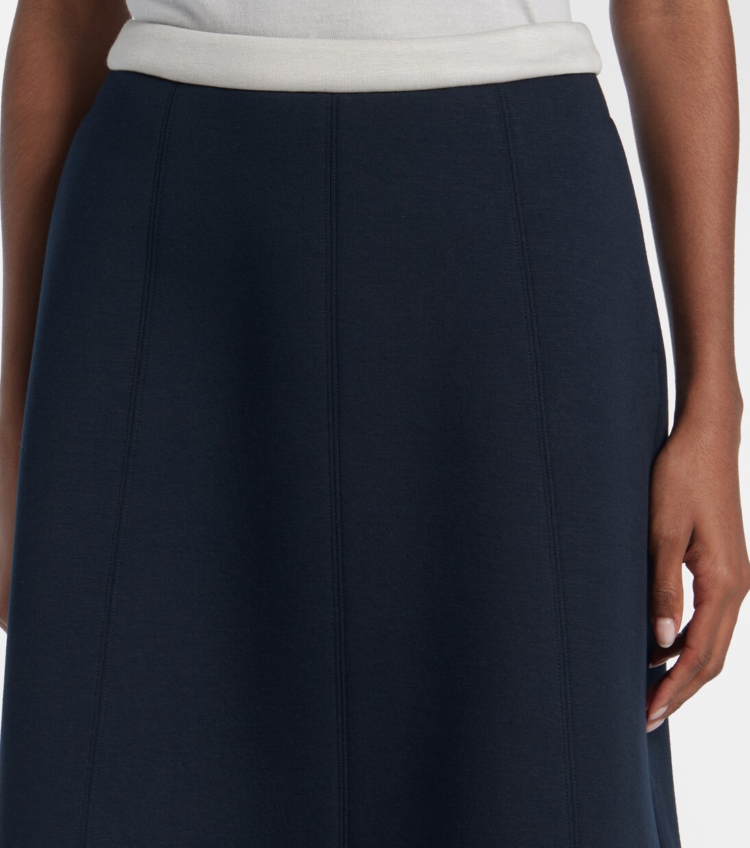 Abaco pleated jersey midi skirt | 'S Max Mara
