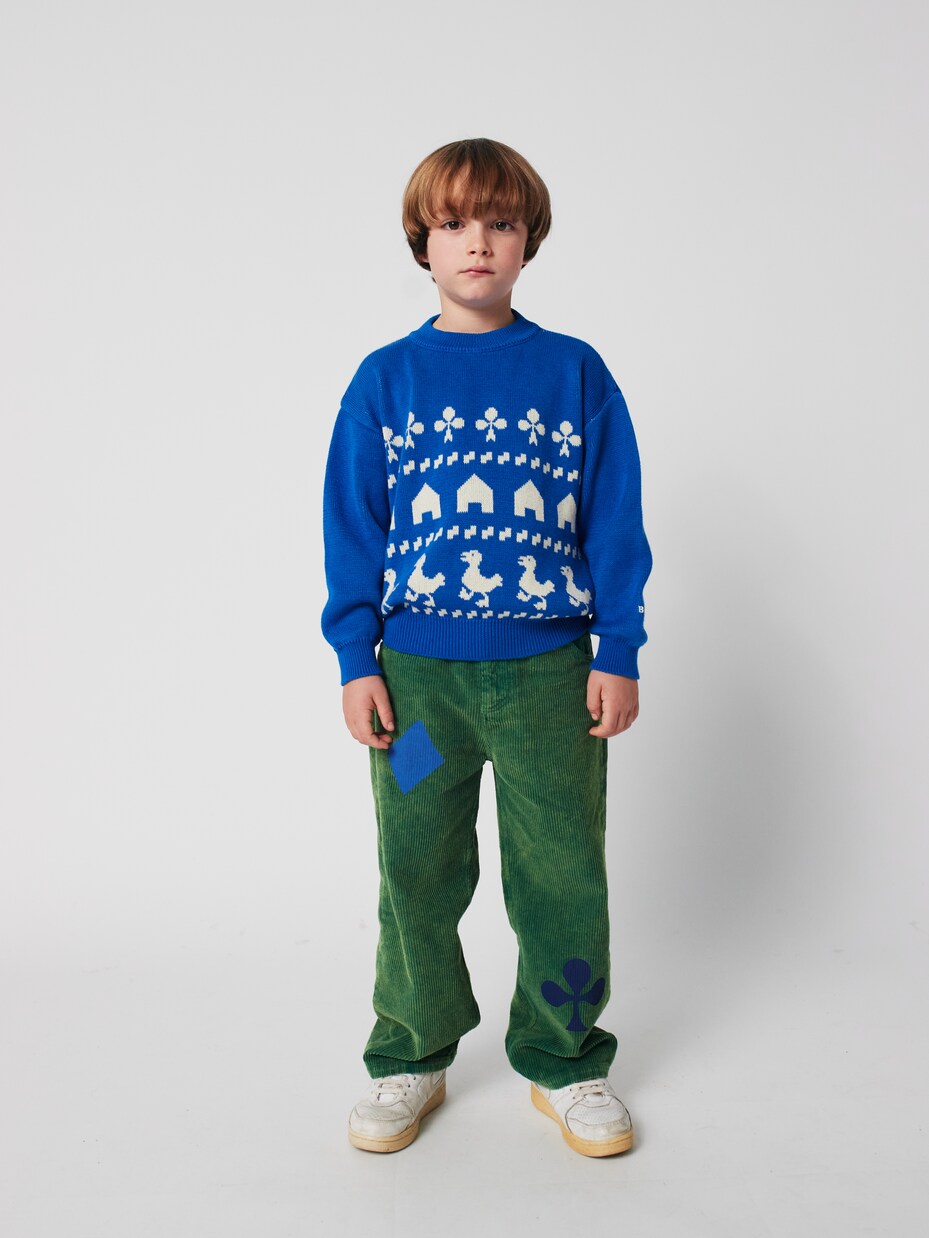 Farm cotton jacquard sweater | Bobo Choses