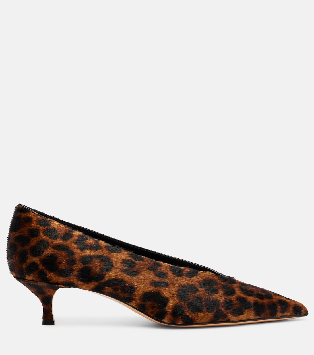 Leopard-print calf hair pumps | Le Monde Béryl