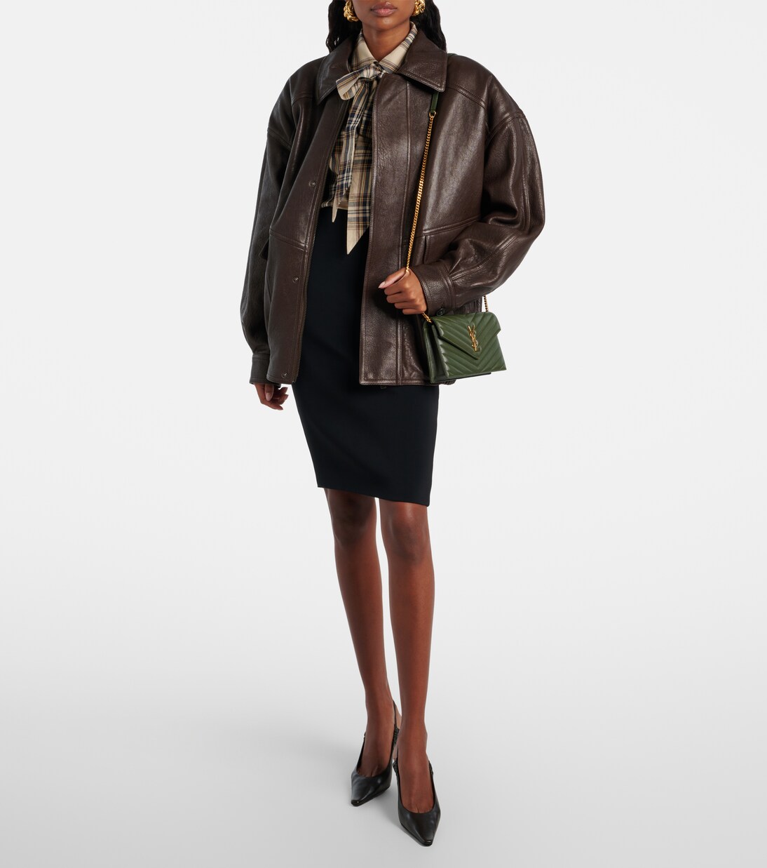 Portemonnaie mit Kettenriemen Cassandre Envelope | Saint Laurent