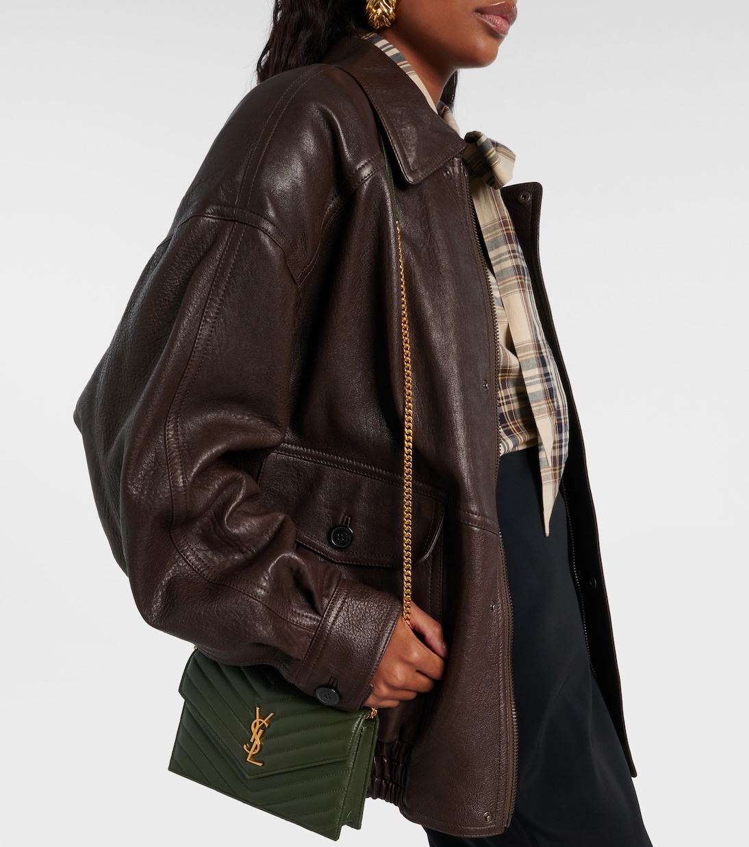 Portemonnaie mit Kettenriemen Cassandre Envelope | Saint Laurent