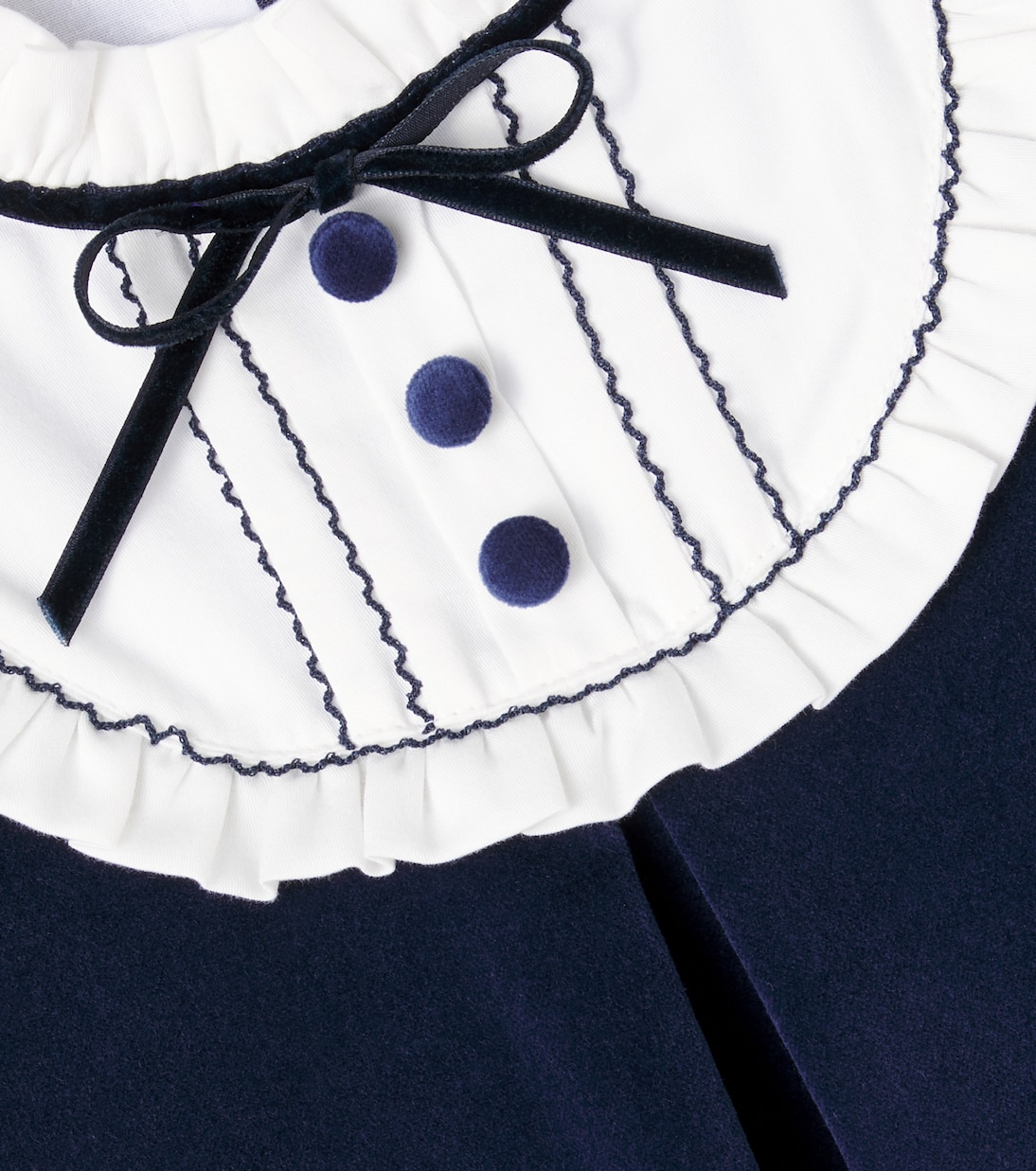 Clara cotton velvet dress | La Coqueta