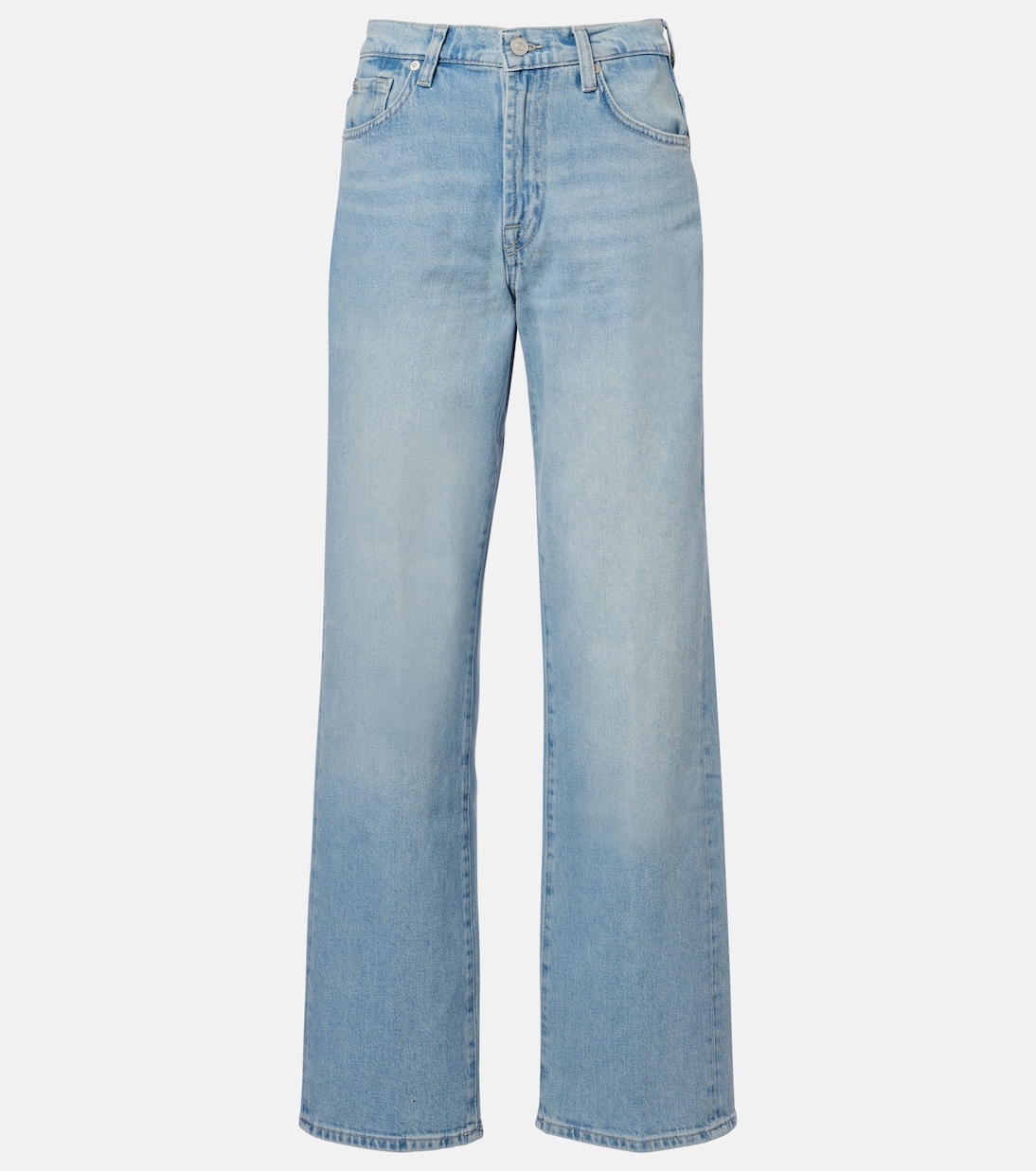 Mid-Rise Straight Jeans Stovepipe | 7 For All Mankind