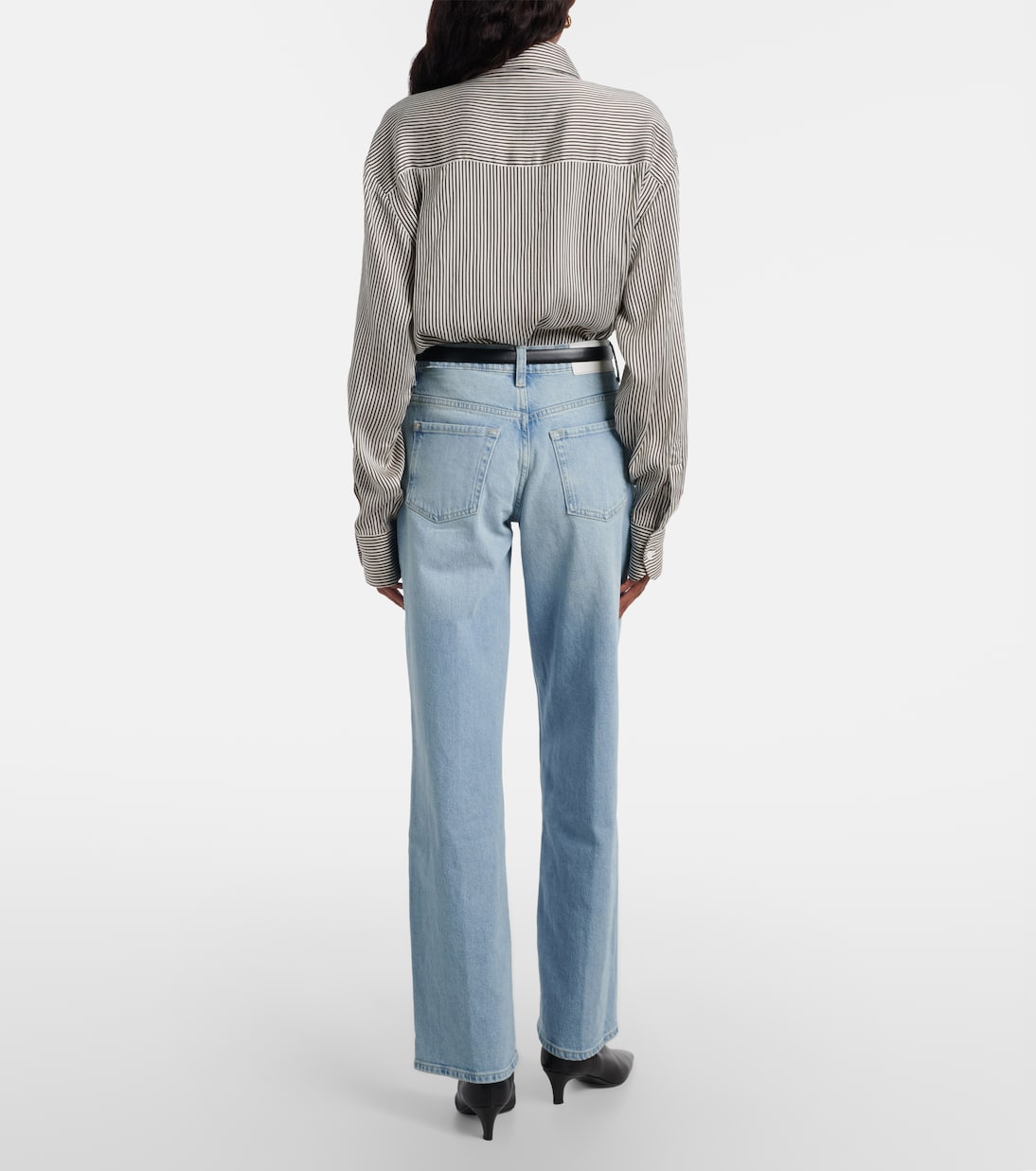 Mid-Rise Straight Jeans Stovepipe | 7 For All Mankind