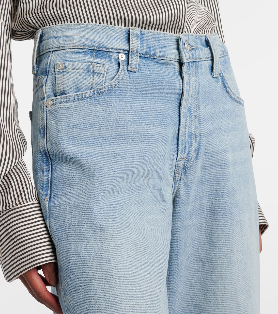 Mid-Rise Straight Jeans Stovepipe | 7 For All Mankind